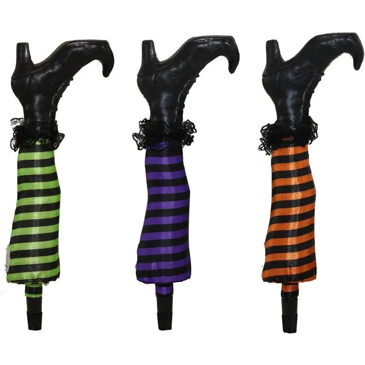 19" Light-Up Witch Legs Set of 3