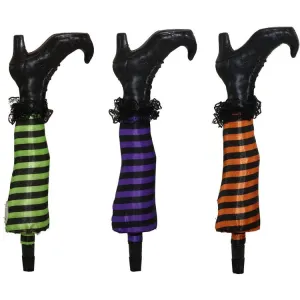 19" Light-Up Witch Legs Set of 3