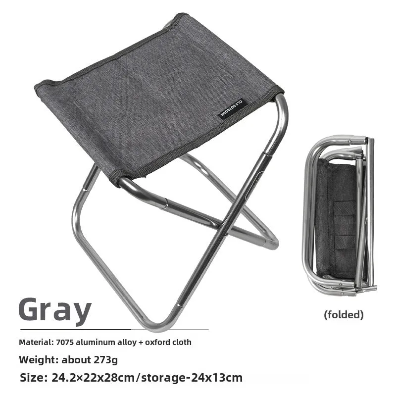 7075 Aluminum Alloy Outdoor Folding Chair