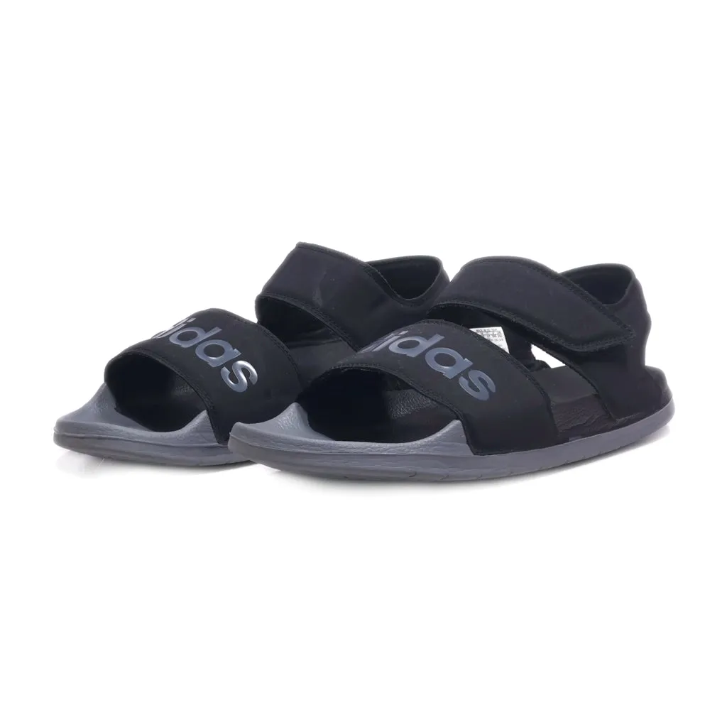 Adidas Casual Sandals Pu Leather Black Colour For Men