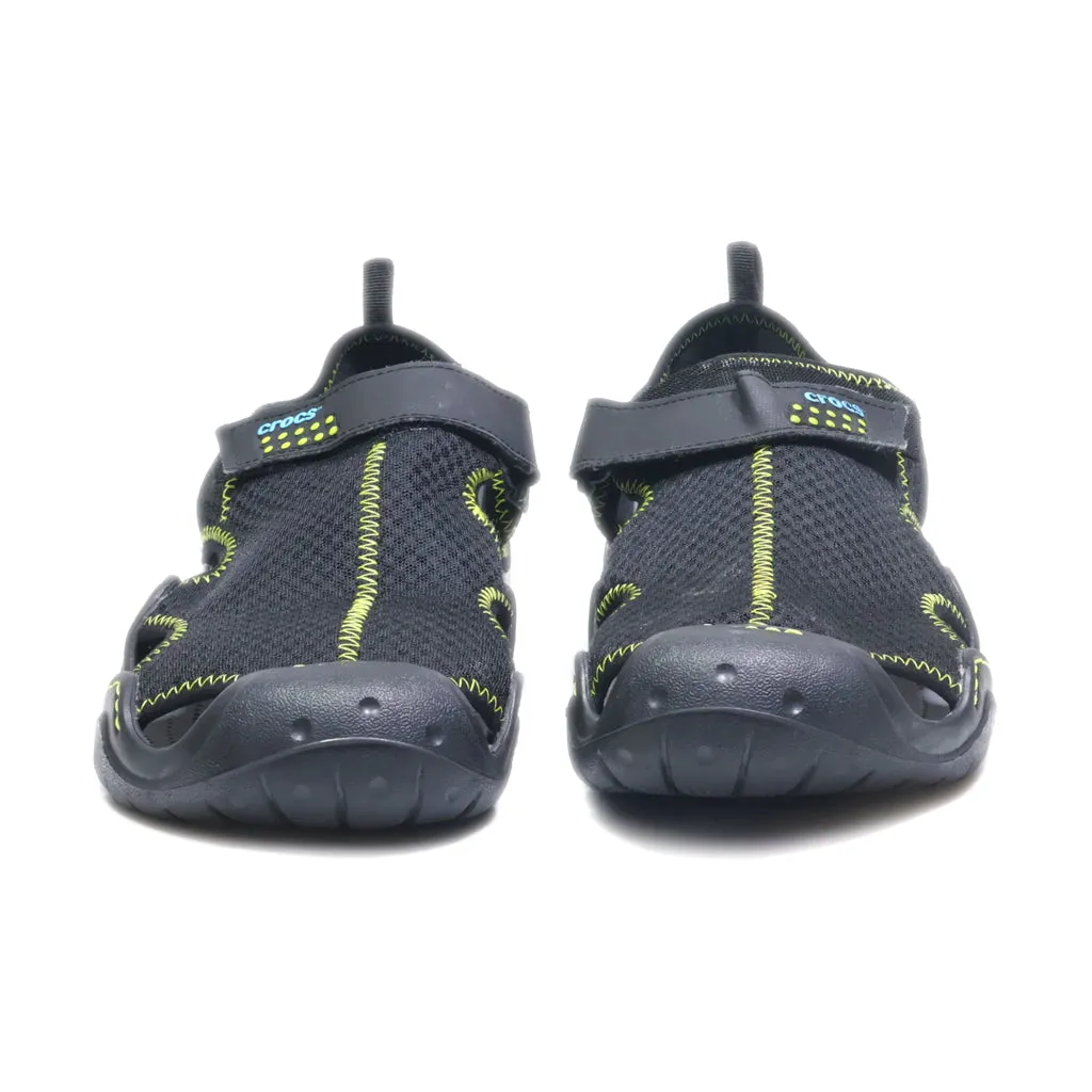 Crocs Casual Sandals Fabric Black Colour For Men