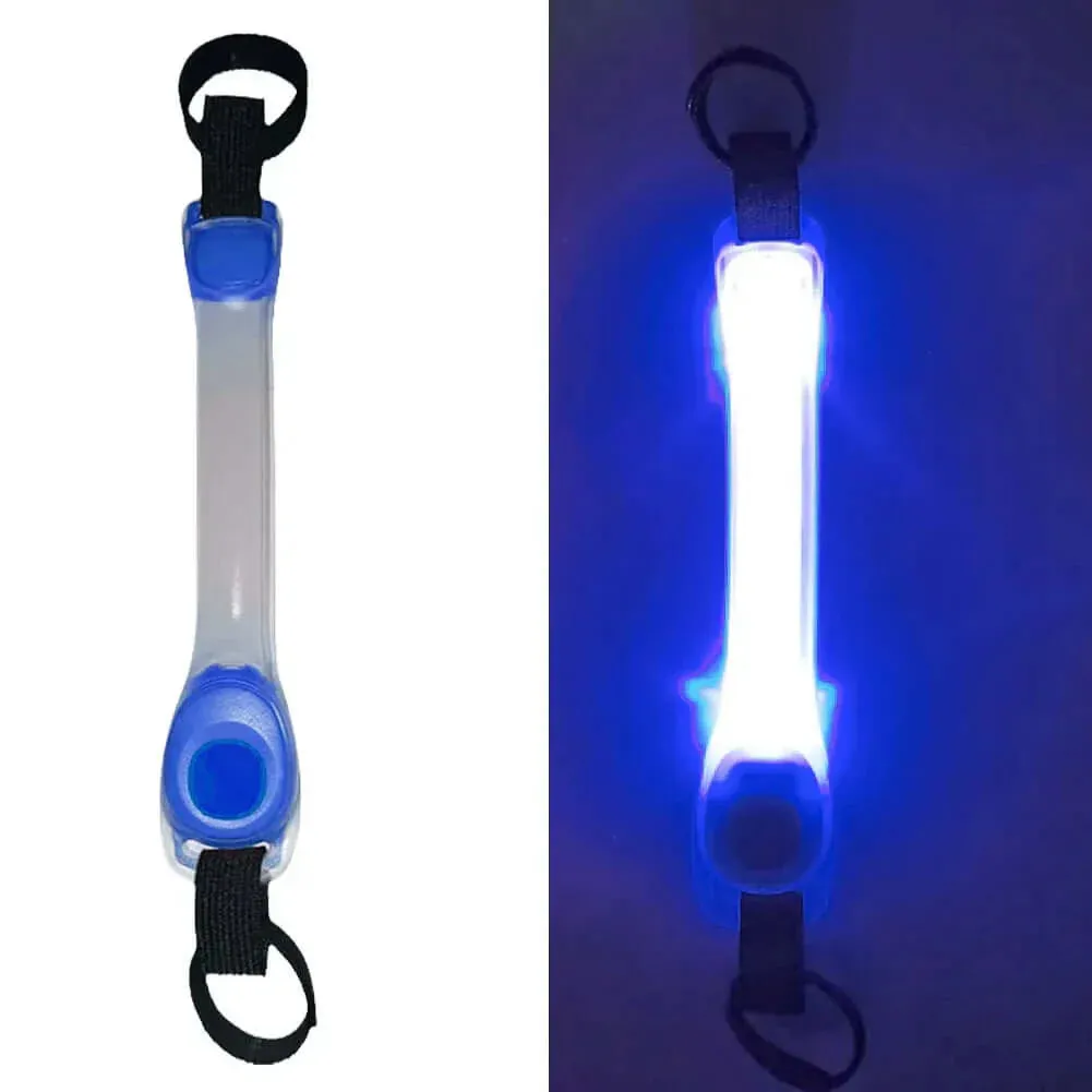 Dog Anti Lost Safety Glowing Collar Outdoor Waterproof Warning LED Flashing Light Strip