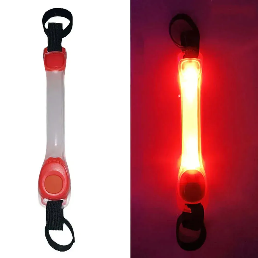 Dog Anti Lost Safety Glowing Collar Outdoor Waterproof Warning LED Flashing Light Strip