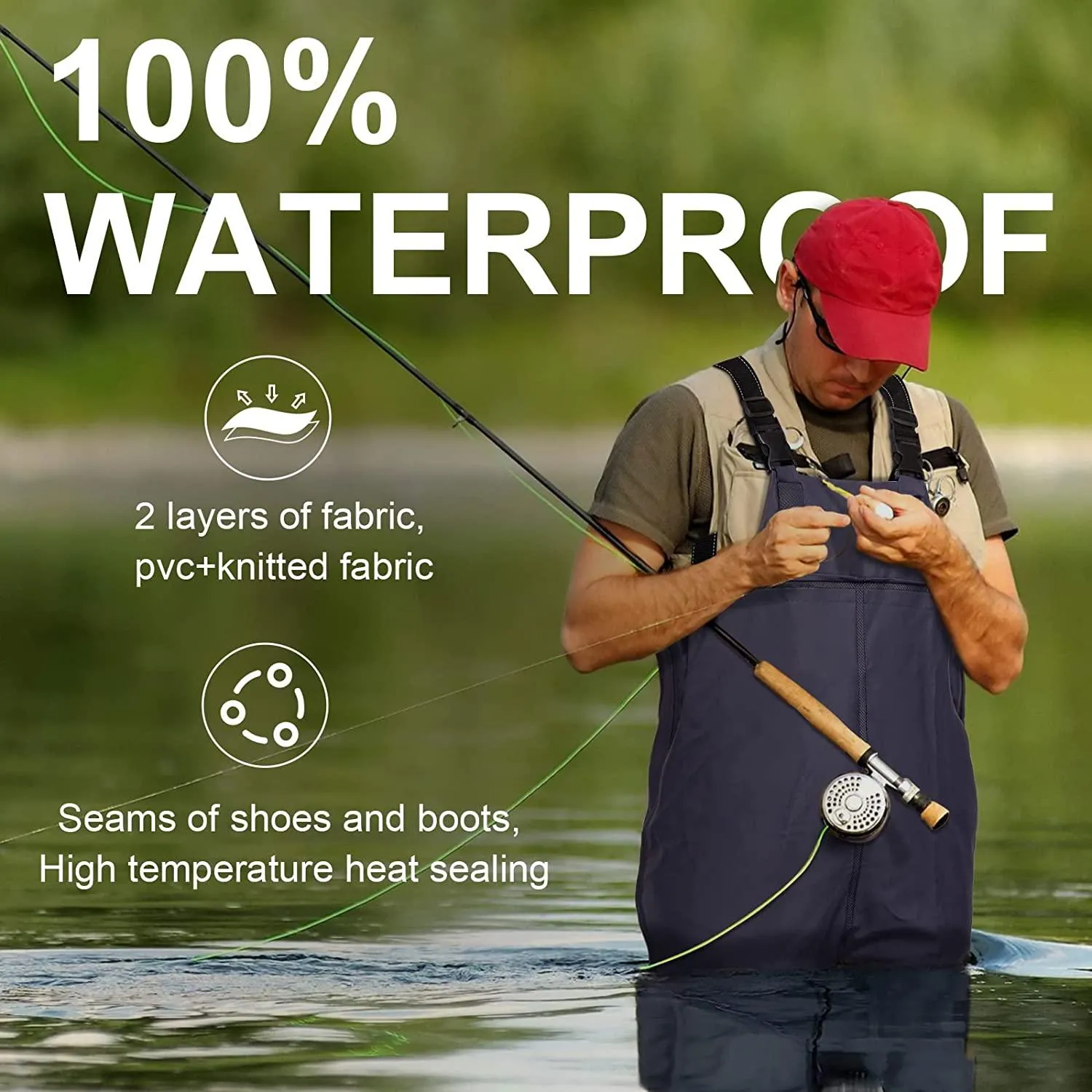 Embrace the Outdoors with Confidence: AONYIYI Waterproof Chest Waders - Your Ultimate Companion for Hunting and Fishing Adventures