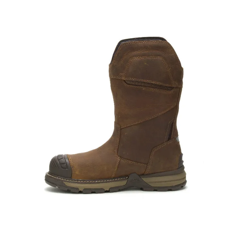 Excavator Superlite Composite-Toe Waterproof Pull-on Work Boot Brown