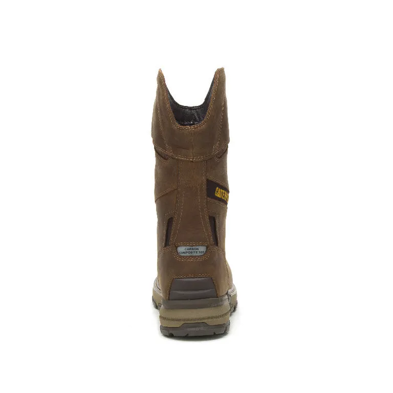 Excavator Superlite Composite-Toe Waterproof Pull-on Work Boot Brown