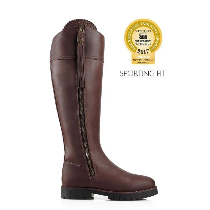 Fairfax & Favor Explorer Sporting Fit Ladies Waterproof Boots - Mahogany