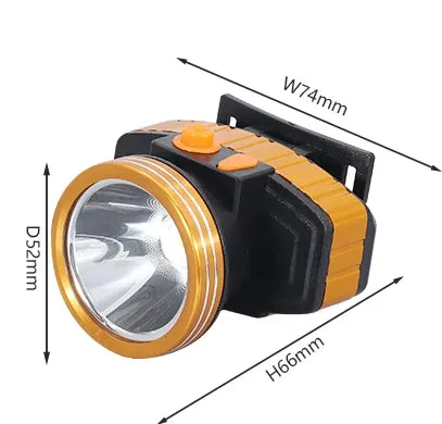 Head Lamp Outdoor Waterproof LED Head Lamp 100-250V Diving Headlight Head Flashlight Lantern for Swimming Camping