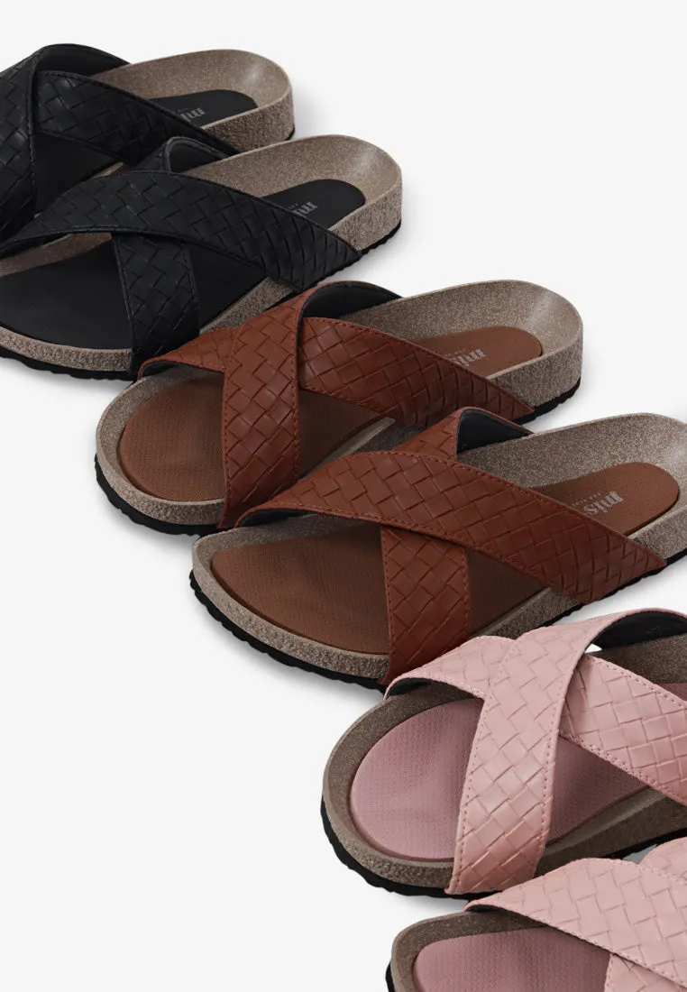 Jane Comfy Lightweight Sandals - Brown