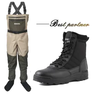 JEERKOOL Fly Fishing Waders & Wading Shoes: Ultimate Fishing Gear