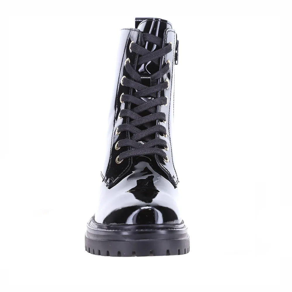 LE SANSA COOLIE BLACK PATENT