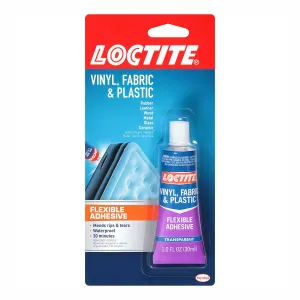 Loctite Vinyl Fabric Plastic Flexible Adhesive 30ml