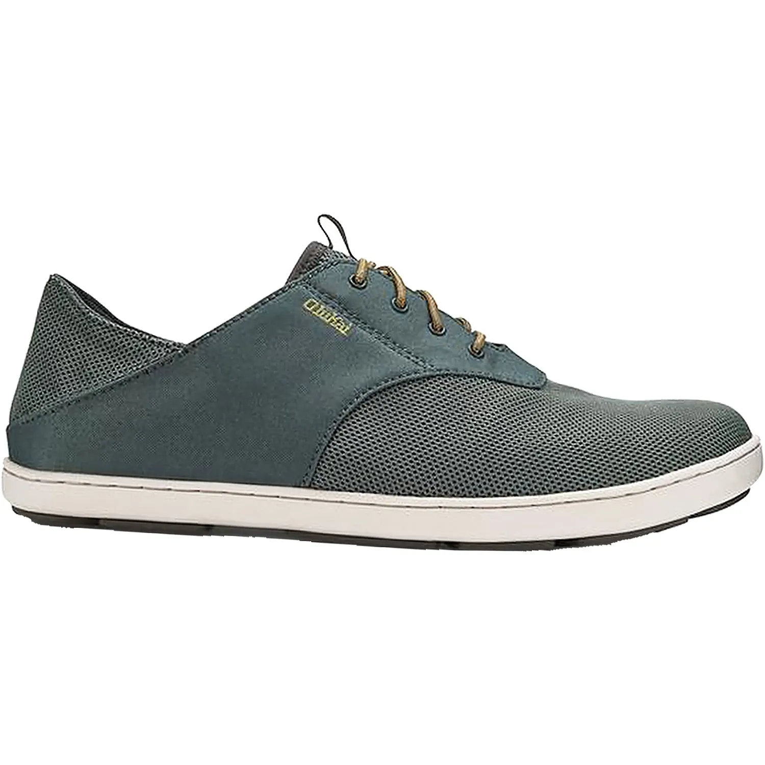 Men's OluKai Nohea Moku Wind Grey Canvas/Mesh