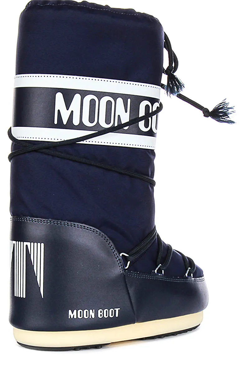 Moon Boot Icon Nylon In Blue For Women