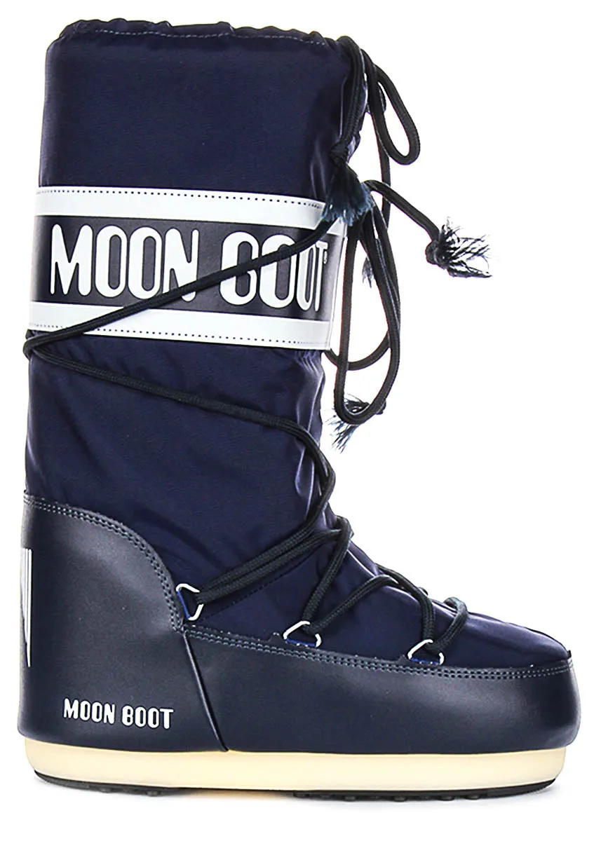 Moon Boot Icon Nylon In Blue For Women