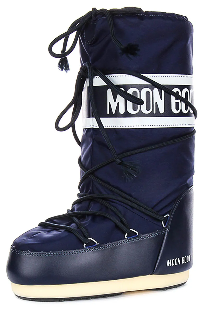 Moon Boot Icon Nylon In Blue For Women