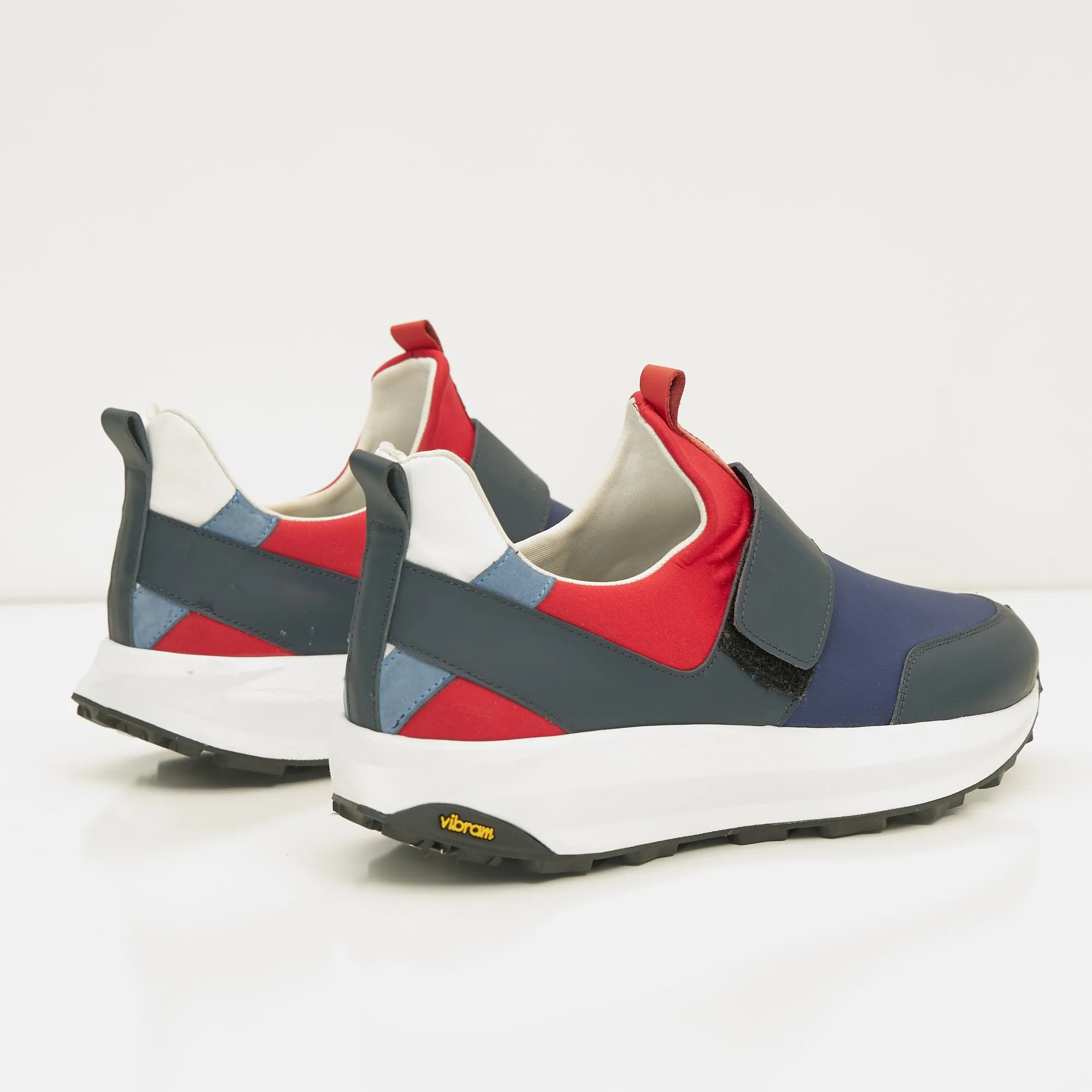 Neoprene Racers Vibram Sole - Navy Red