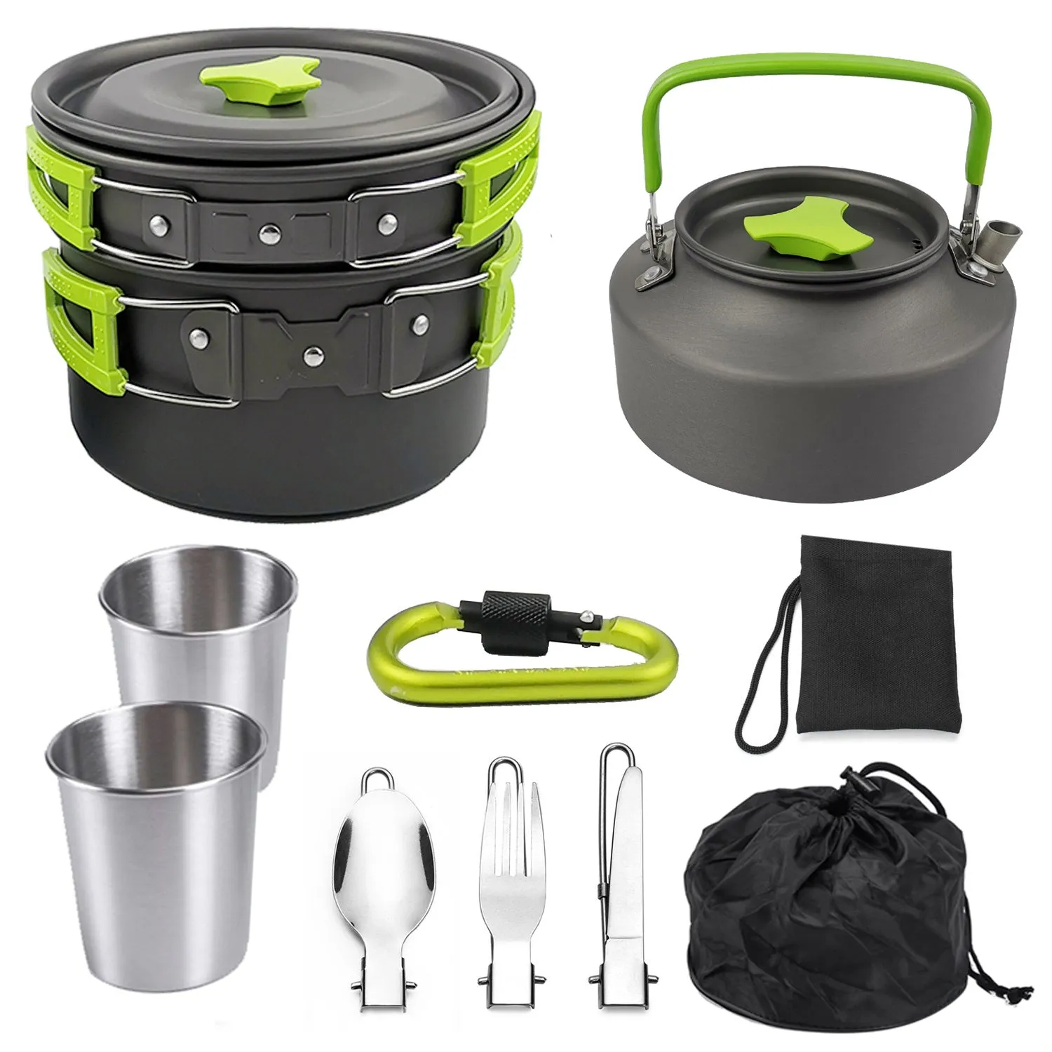 Outdoor Cookware Set for 2-3 People