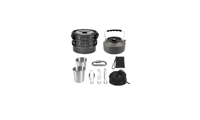 Outdoor Cookware Set for 2-3 People