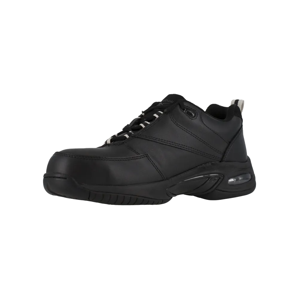 Reebok RB417 Women's Tyak Athletic Composite Toe Work Shoes - Black