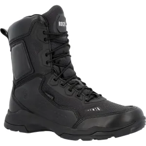 Rocky Tac One Men's 6” Composite Toe Internal Met Guard Work Boots Rkd0111 In Black