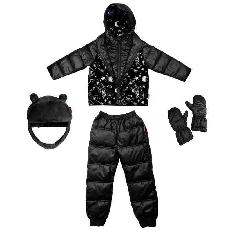 Soft Pack-able Snow Pant - Black