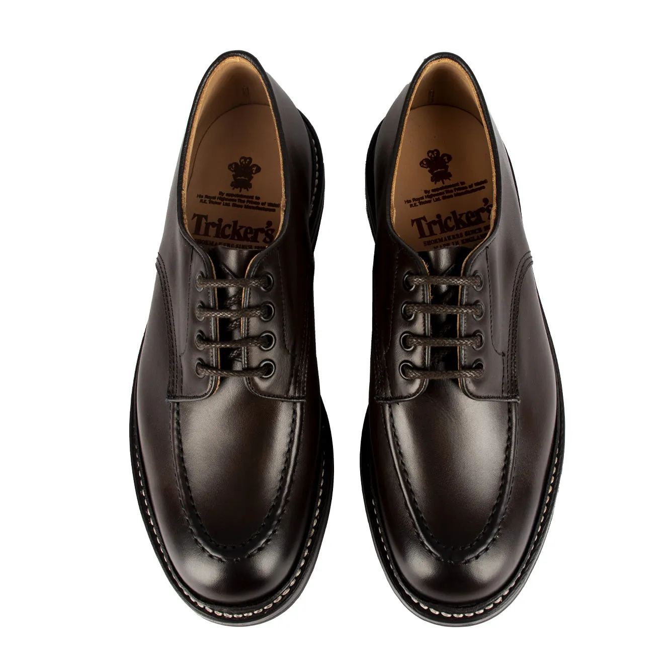 Trickers Heath Golf Derby Shoe Espresso