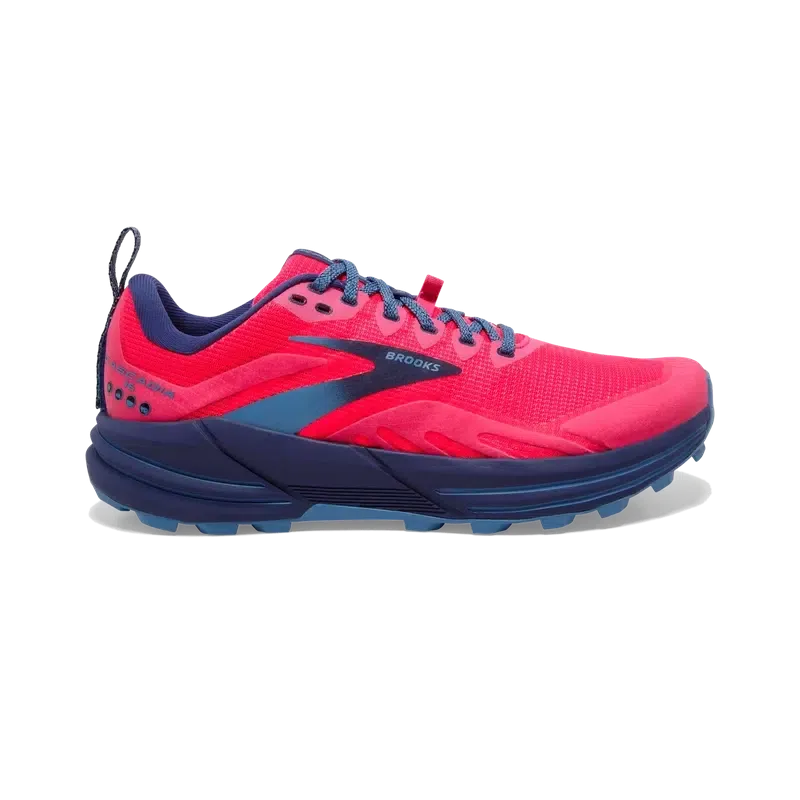 Women's Cascadia 16 Trail -  Pink/Flambe/Cobalt