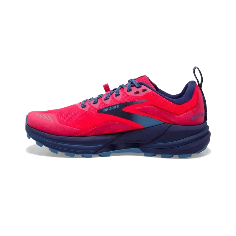 Women's Cascadia 16 Trail -  Pink/Flambe/Cobalt